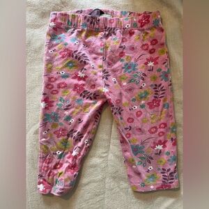 Lilly + Sid Pink Floral Pants Size 6-12 months